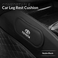 Leather car knee pads car center console leg pads for Toyota Camry Highlander Prado Land Cruiser Corolla UU6 black