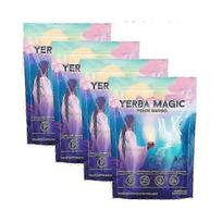 (4vnt)1-5x Yerba Mate tirpios arbatos milteliai, persikų ir mangų skoniai, natūrali arbatos mate su prebiotikais, tirpi arbata vyrams ir moterims