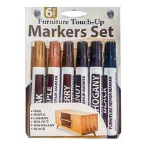 Furniture 6/8/10 Colors Touch-up/Fill Paint Pen Floor/Stairs/Woodenware Scratch/Patch Restore Composite Repair Pen Marker&Filler black