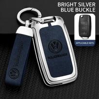Cinko Lydinio Automobilio Raktų Dangtelio Dėklas Korpuso Apsauga Volkswagen VW Polo Tiguan Golf Jetta Beetle Eos Scirocco Up Transporter Sharan gray