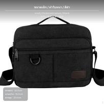 Canvas Tool Bag, sturdy MultiPocket satchel, Adjustable Shoulder, Men Green Large gray