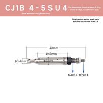 5/10/15/20 mm kiaurymės eigos mini pneumatinis cilindras SMC tipo CJ1B4 serijos adatinių cilindrų pramoninei automatizavimo įrangai
