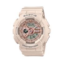 CASIO Baby-G BA-110XCP-4A Analog-Digital Watch, Overseas Model, Women's, 10 ATM Water Resistant white
