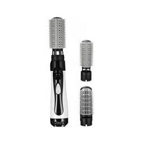 Hair Dryer Brush, 3-in-1 Rotating Round Hot Air Spin Brush Set , 2 Detachable Auto-Rotating Curling Brush