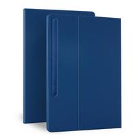 Smart Case For Samsung Galaxy Tab S10 S9 FE+,Ultra Thin Magnetic Stand Cover For S10 Ultra With Pencil Holder For Tab S9 FE Plus Tab S9 11 inch mėlyna