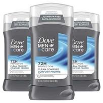 Dove Men +Care Deodorant Clean Comfort 85g 3 pcs gray