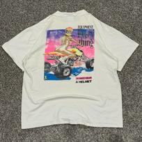 Vintage 1991 Xtreme Motocross Biker T-Shirt Oneita Dirt Bike Mens XL USA Chicks Unisex T-Shirt S gray