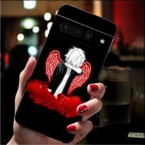 Phone Case for Google Pixel 7 Pro 7 6A 6 Pro 5A 4A 3A Pixel 4 XL Pixel 5 6 4 3 XL 3A XL 2 XL Funda Sad Anime Aesthetic Google Pixel 2 brown