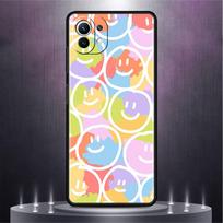 Black Case For Xiaomi Mi Poco X3 NFC M4 F3 C40 11 11T 10T Pro 12 9T 9 10 Lite TPU Phone Cover Smile Xiaomi Mi 9 gray