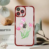 Red poppies tulip rose Phone Case For Redmi 7 8 9 A For Redmi Note 5 7 8 9 10 11 Pro Max 4G 5G Funfas Redmi 7A brown