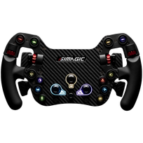 SIMAGIC FX Steering Wheel, Carbon Fiber, Shifter & Clutch Paddles. S204|FX-C