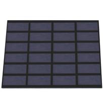 1,5 W 6 V Mini polikristalinė saulės baterija PET laminuota plokštė „pasidaryk pats“ akumuliatoriaus įkroviklis laukui black