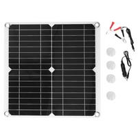 40W 18V Lankstus saulės skydelio rinkinys Monokristalinio silicio saulės įkroviklio modulis IP65 atsparus vandeniui black