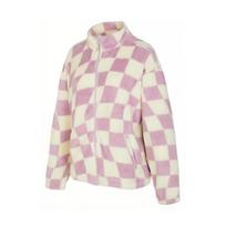 Vans Plaid Windbreaker Loose Casual Woven Jacket moteriškos striukės violetinės VN000A6PC7S S white