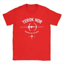 Men's Stars Treks Deep Space Nine Terok Nor T Shirts 100% Cotton Clothes Vintage Short Sleeve O Neck Tees 4XL 5XL T-Shirts 2XL gray