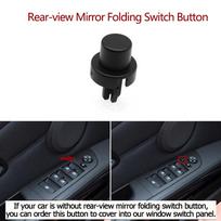 LHD Car Left Driver Interior Door Armrest Cover Panel Trim Right Door Pull Handle For BMW 3 Series M3 E93 Convertible 320i 325i Folding Button 1PC black