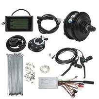 Electric Bike Conversion Kit 48V 250W 15A Controller S900 LCD Instrument Rear Wheel Conversion Kit For 27.5in Rim Spokes black