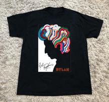 RARE Bob Dylan Black Cotton UnisexS-5XL Gift For Fans Shirt AD275 Unisex T-Shirt M white