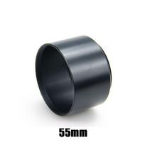 Telephoto Anti-Glare Cover Metal Sunshade for Canon/Nikon 40.5/43/46/49/52/55/58/62/67/72mm 58mm black