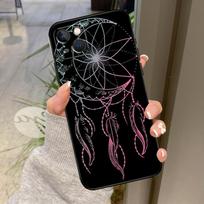 The Dream Catcher Mandala Case For iPhone 16 Pro Max 15 14 12 11 13 17 Pro Max Plus 12 13 Mini 16e 17 Air Back Cover iPhone 16 Pro blue