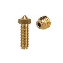 Dual Metal Cobra S1C High-Temp 3D Printer Hotend with Brass Nozzle beige