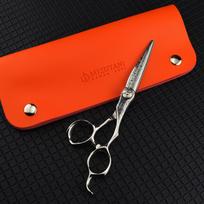 6,0  Mizutani Damasko kirpimo žirklės kirpėjams - Tiesios žirklės kirpčiukams 6.0 inch Straight Scissors (with packaging) red