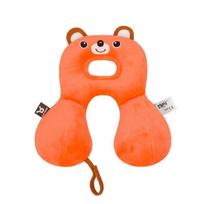 Baby Travel Neck Pillow With Cartoon Bear And Pig Patterns For Car Comfort PinkAngelS pink