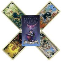 Mystical Manga Tarot Cards A 78 Deck Oracle English Visions Divination Edition Board Playing Games black