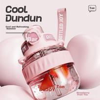 Dundun Bottled Joy Water Bottle, Tritan Large Capacity Sports Water Bottle, Heat-Resistant Dundun Cup, College Student Mug