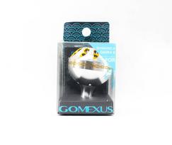 Gomexus K138ASRGD Knob Alu Silver Gold 38mm Shimano A , Daiwa S (1670) black