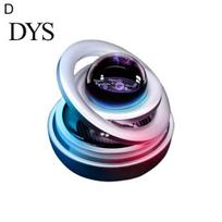 Solar Rotating Planet Car Perfume Aromatherapy Multi-purpose Long-lasting Decorative Fragrance Diffuser Ornament for Driver Air Freshener B black