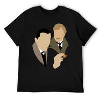 Sherlock Brett N Burke Tshirt T Shirt Unisex Designer T Shirts For Unisex Cotton Unisex T Shirt Summer Tshirt XL įvairiaspalvis