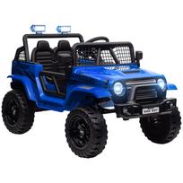 Kids Electric Car with Gentle Suspension, Remote Controllable, LED Lights, Horn, 12V Motors, Made of Plastic and Metal, Blue 109 x 67 x 68.5 cm mėlyna