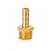 Brass Hose Barb Pipe Fitting Male Threaded Joint High Quality Pipe Connector Adapter 10mm - 3/8