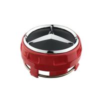 4pcs 75mm Car Styling Wheel Center Cap Hub Covers Accessories For Mercedes Benz AMG A0004000900 W212 W205 W204 W211 W213 FH1 raudona