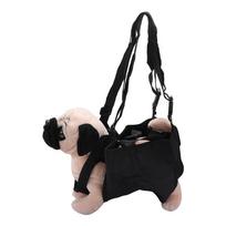 Safety Adjustable Strap Dog Lift Harness Thicken Handle Legs Support Dog Sling Carrier Portable Oxford Pet Lifting Vest Elderly (Black,M) juoda