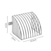 1Pc Sus304 Wall Mount Gutter Drain Cover Anti Clogging Mesh Grate For Roof Terrace Garden Balcony A435 white