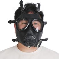 FMJ05 Viso veido dujokaukė su filtru cheminei apsaugai, apsaugai nuo dažų dulkių, dūmų ir radiacijos. black