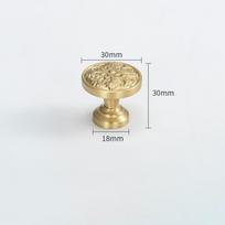 Solid Brass Cabinet Pulls Antique Bronze Finish Wardrobe Handles Furniture Handles  For Wardrobes Style 1