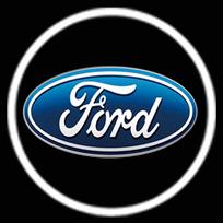LED Car Door logo Projector Lamps Welcome Light For Ford Taurus Mondeo Focus Shelby Fiesta Mustang Ecosport Puma Edge MK7 STline blue