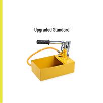 Manual Pressure Test Pump for PPR Water Pipes and Underfloor Heating Leak Detection Upgraded Aluminum Standard orange