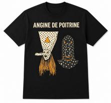 Krūtinės angina Juosta Grafinis Spaudinys   s Unisex marškinėliai Medvilniniai Oversize Didelis Dydis M black