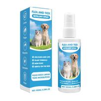 Pet Flea and Tick Spray for Cats and Dogs, Natural Essential Oil Formula, Effective Outdoor Parasite Repellent, Pet Safe, 500ml