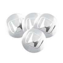 4PCS 56MM/60MM Car Wheel Center Hub Caps Tire Rim Covers Auto Accessories For Honda CITY CIVIC Mugen Pilot Type R Type S Insight white