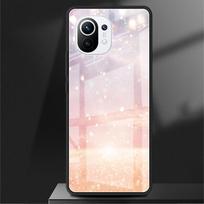 Glass Case For Xiaomi Poco X3 NFC 11 Lite 11T F3 M3 For Redmi Note 11 10 9 8 Pro 10S 9S 9A 9C Phone Cover Gold Bronzing Redmi Note 9S beige