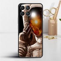Astronaut Cosmic Planet Case For Huawei Honor X8 X9 P50 X7 50 20 8X Play 9A P40 P30 Lite P Smart 2021 Black Phone Coque Huawei P Smart Z gray