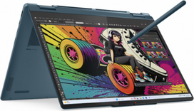 Lenovo- Yoga 7 2-in-1 14AKP10 AMD | Tidal Teal | 14 " | OLED | Touchscreen | WUXGA | 1920 x 1200 pixels | Glossy | AMD Ryzen AI 5 | 340 | 16GB | Soldered LPDDR5 | Solid-state drive capacity 512GB | AMD Radeon 840M Graphics | Windows 11 Home | 802.1 83JR00BPNT/2Y | 2000001436288