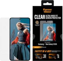 PanzerGlass Screen Protector Samsung New Galaxy S26 | Ultra-Wide Fit w. FASTFIT IN-A-BOX | PanzerGlass PG17676 | 5715685033858