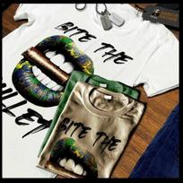 Gangster T-Shirt Plata O Plomo Camoflage Lips Medellin Cartel Narcos XL White M black