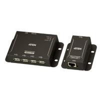 Aten Uce3250 4 prievadų Usb 2.0 Cat 5 prailgintuvas iki 50m